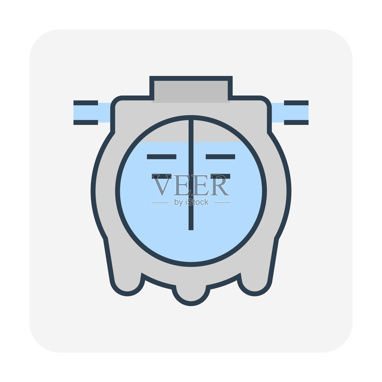 化粪池图标插画图片素材