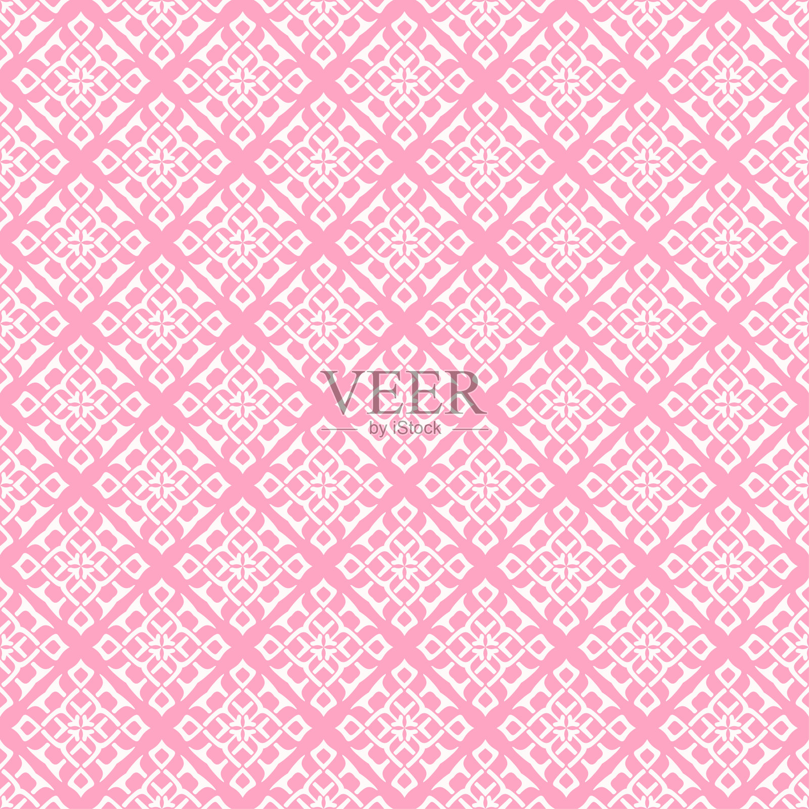 粉色背景向量|纹理几何|粉色和白色图案|无缝插画图片素材