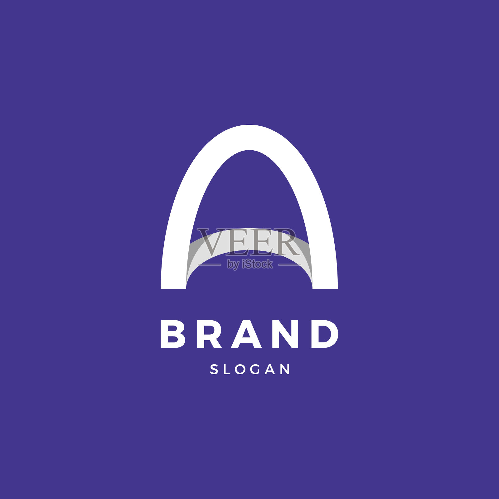 字母A标志设计模板插画图片素材