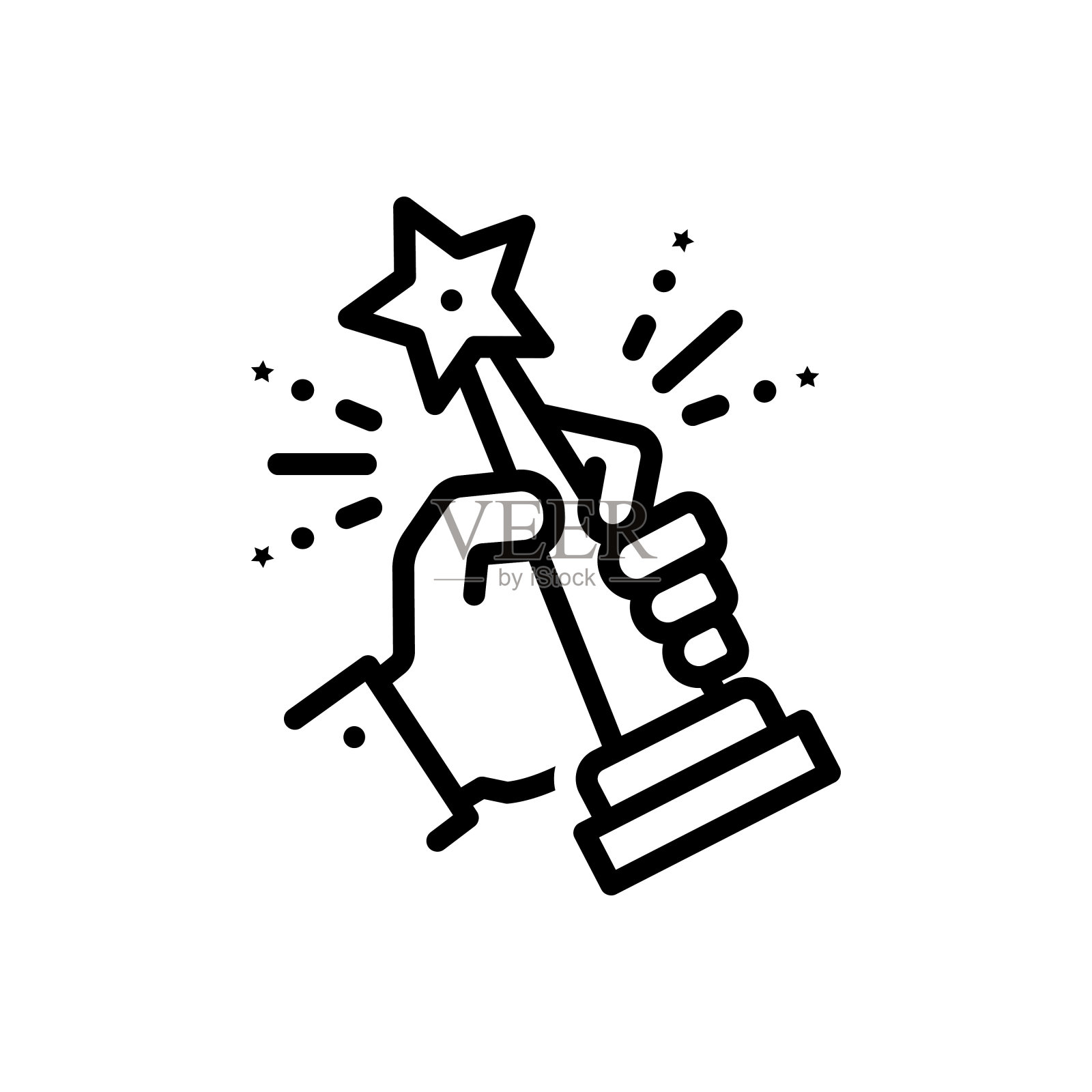 赢得征服插画图片素材