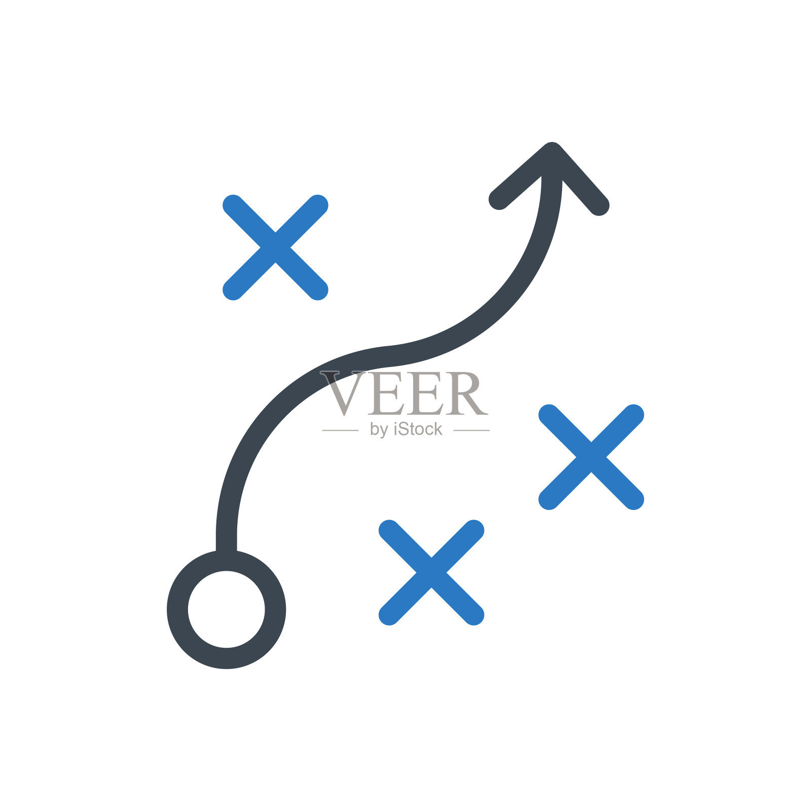 策略插画图片素材