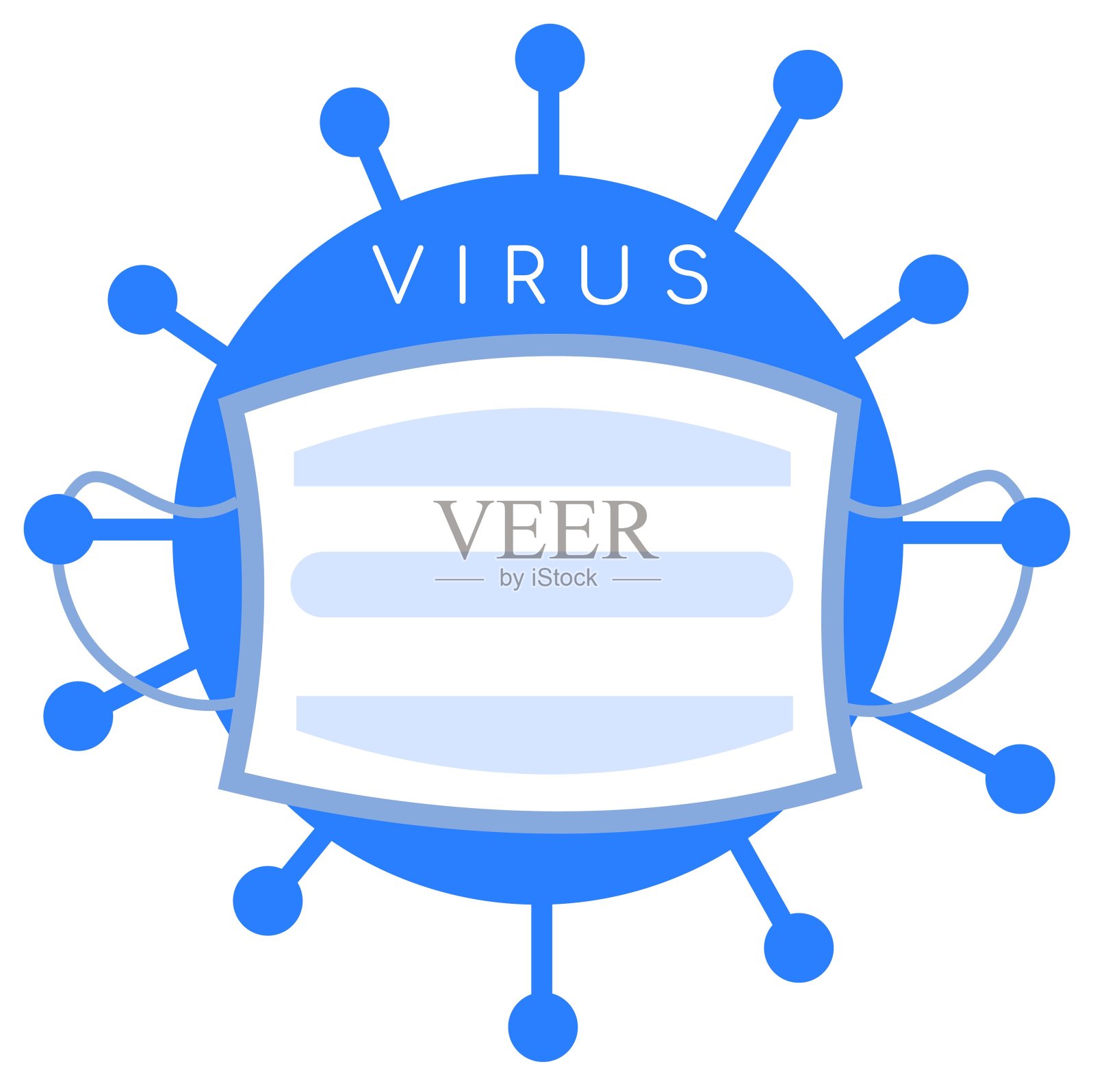 病毒插画图片素材