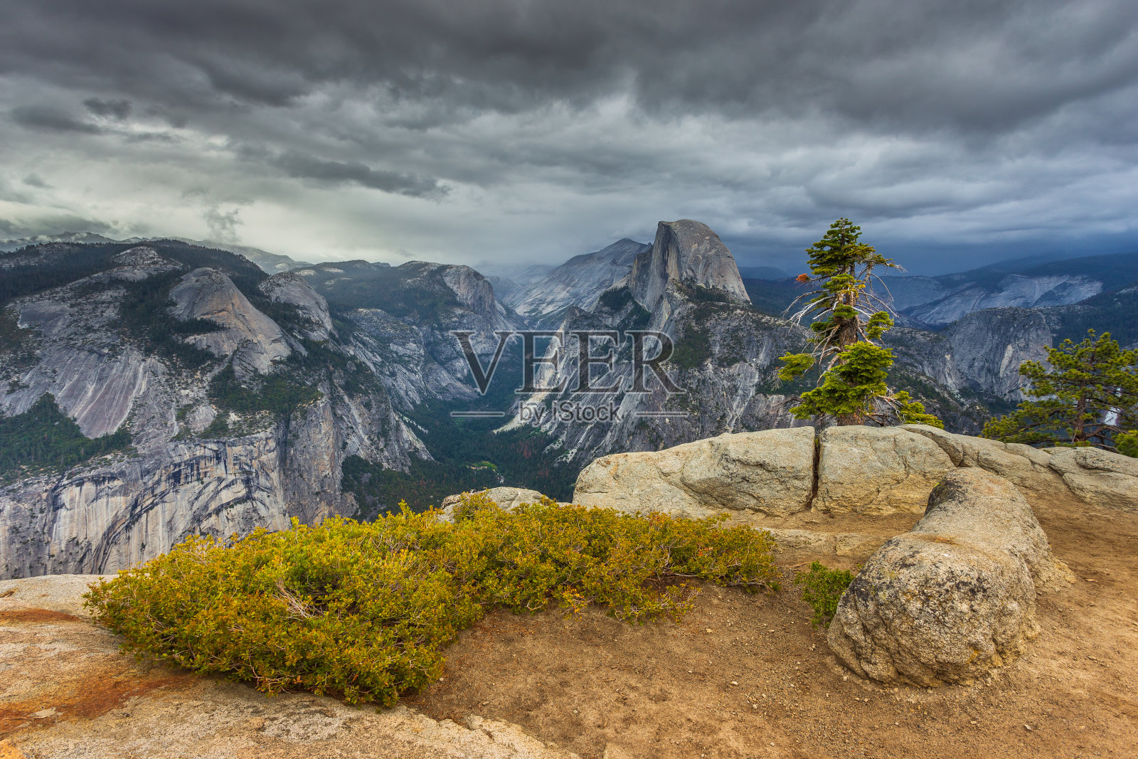 美国加利福尼亚州内华达山脉半圆顶景观照片摄影图片