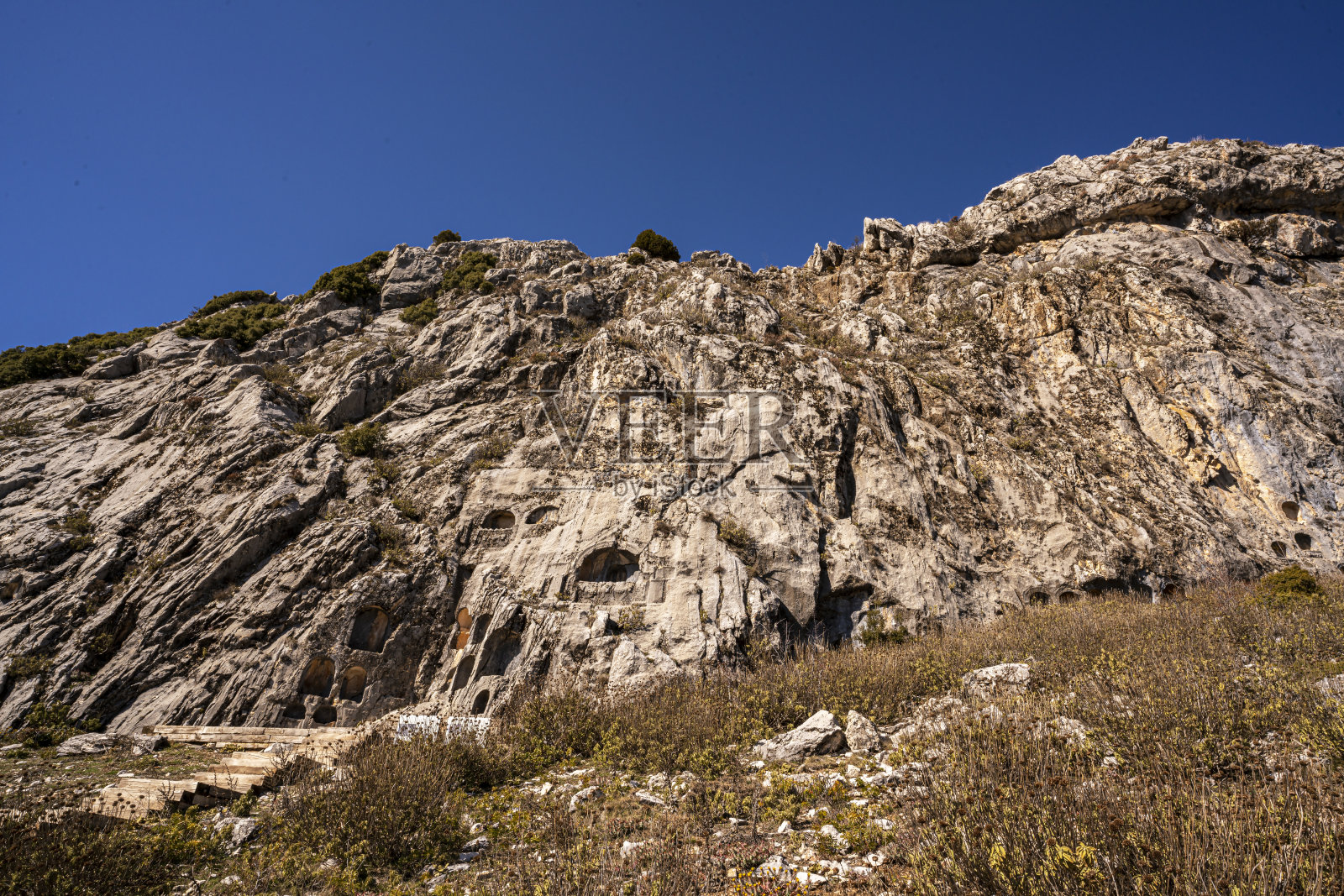 萨加拉索斯考古遗址，哭喊/布尔杜，土耳其照片摄影图片