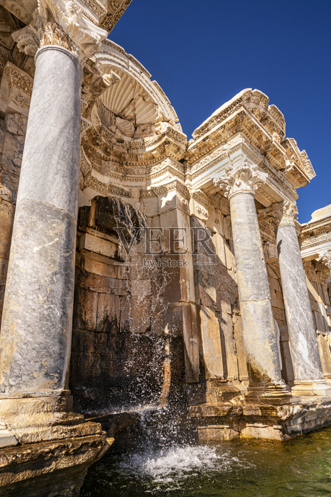 萨加拉索斯考古遗址，哭喊/布尔杜，土耳其照片摄影图片