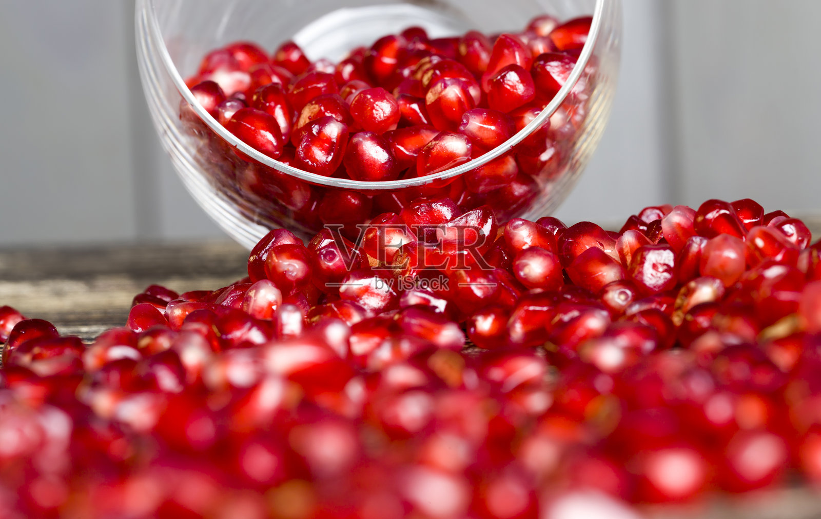 普通红石榴颗粒照片摄影图片