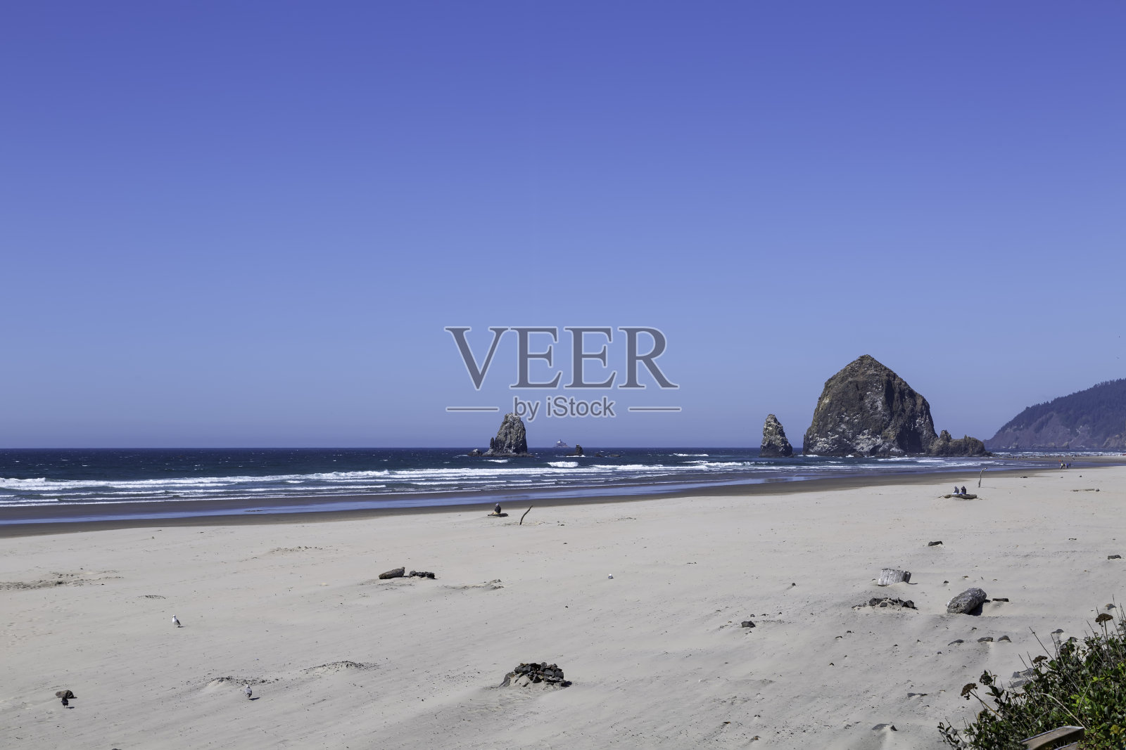 俄勒冈州的干草堆岩照片摄影图片