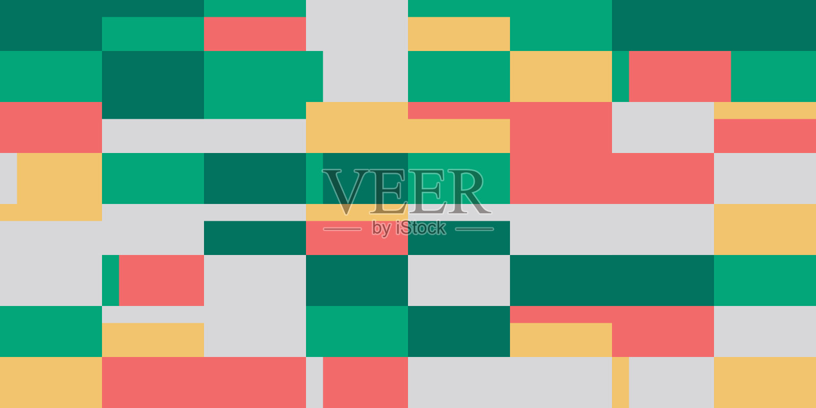 马赛克抽象矢量图案设计插画图片素材