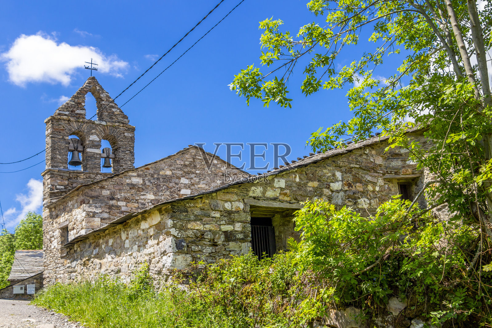 帕多内罗，西班牙古老建筑照片摄影图片