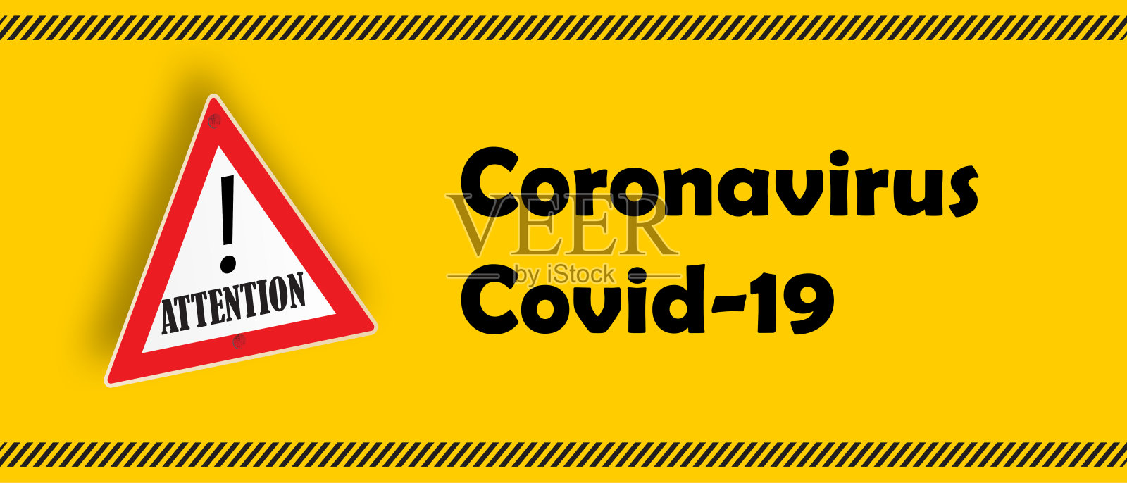 冠状病毒 - 科维德-19插画图片素材