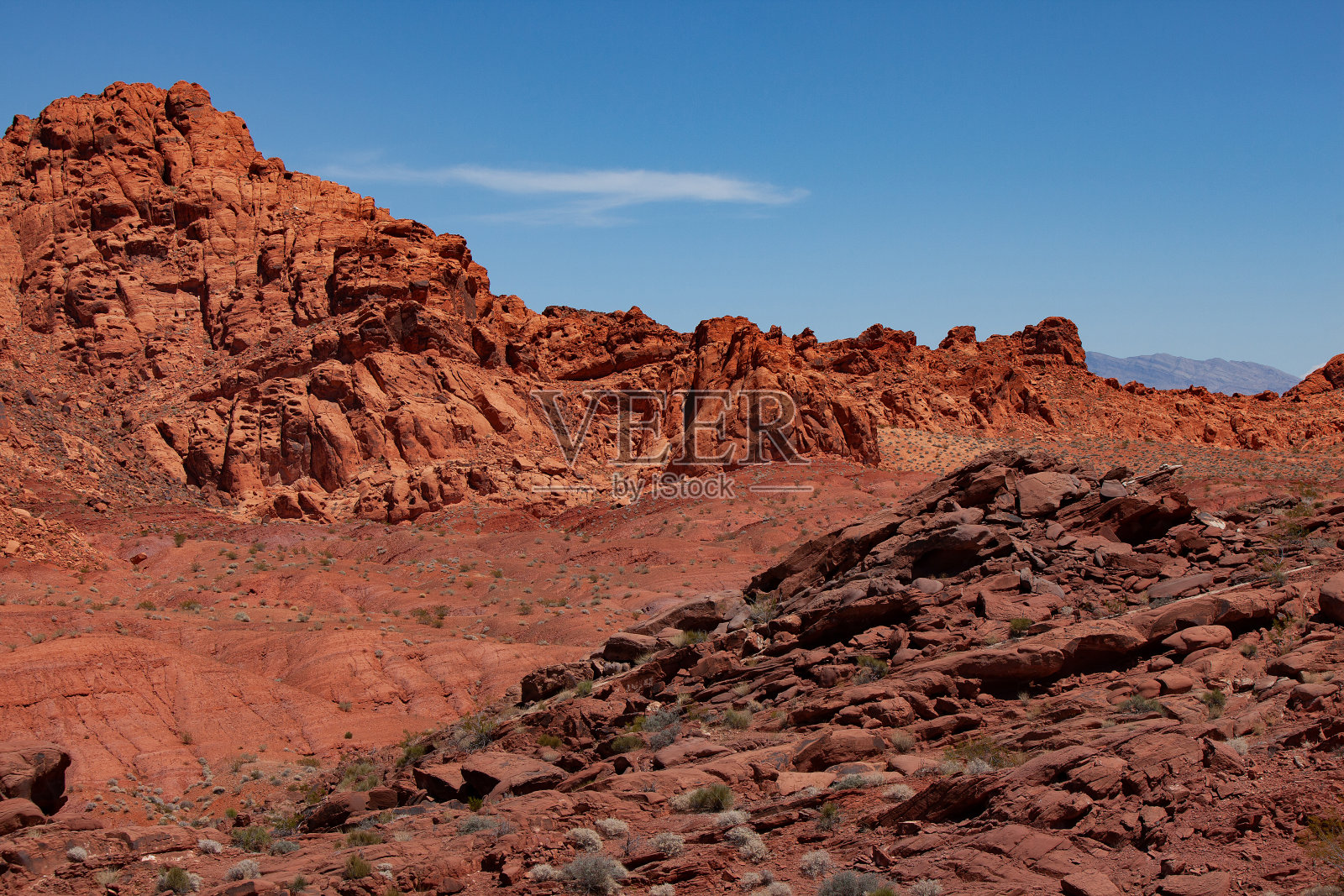 火谷州立公园的红色岩石构成了火星景观照片摄影图片