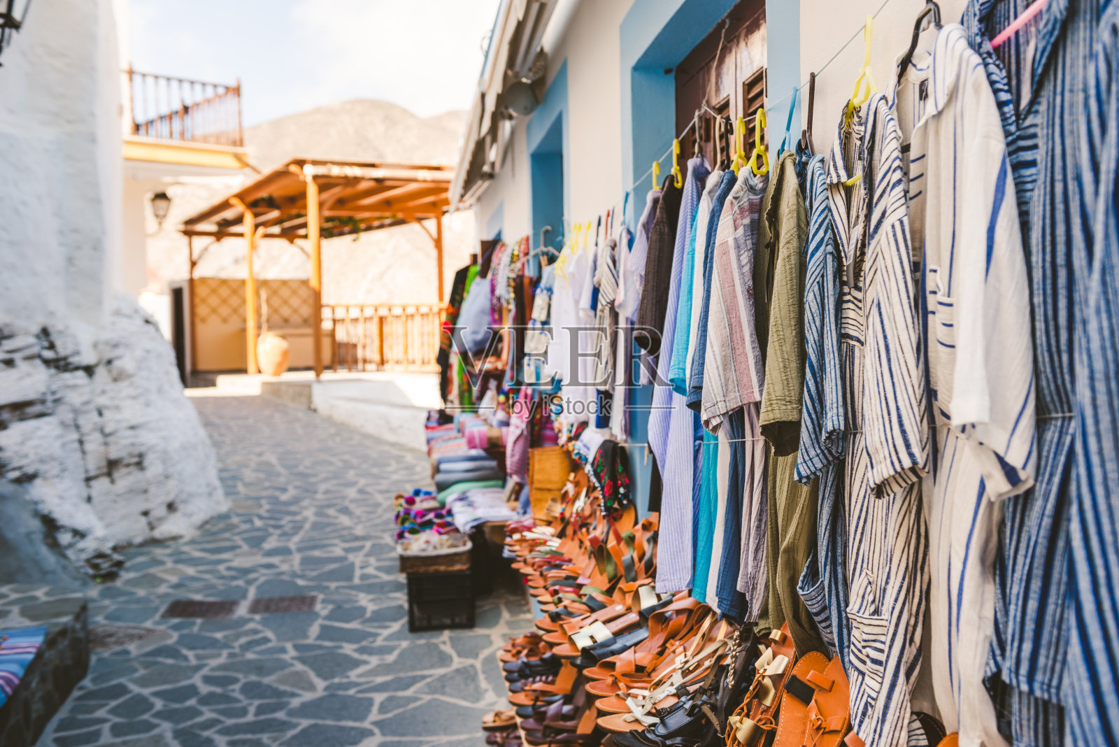 Karpathos纪念品商店照片摄影图片