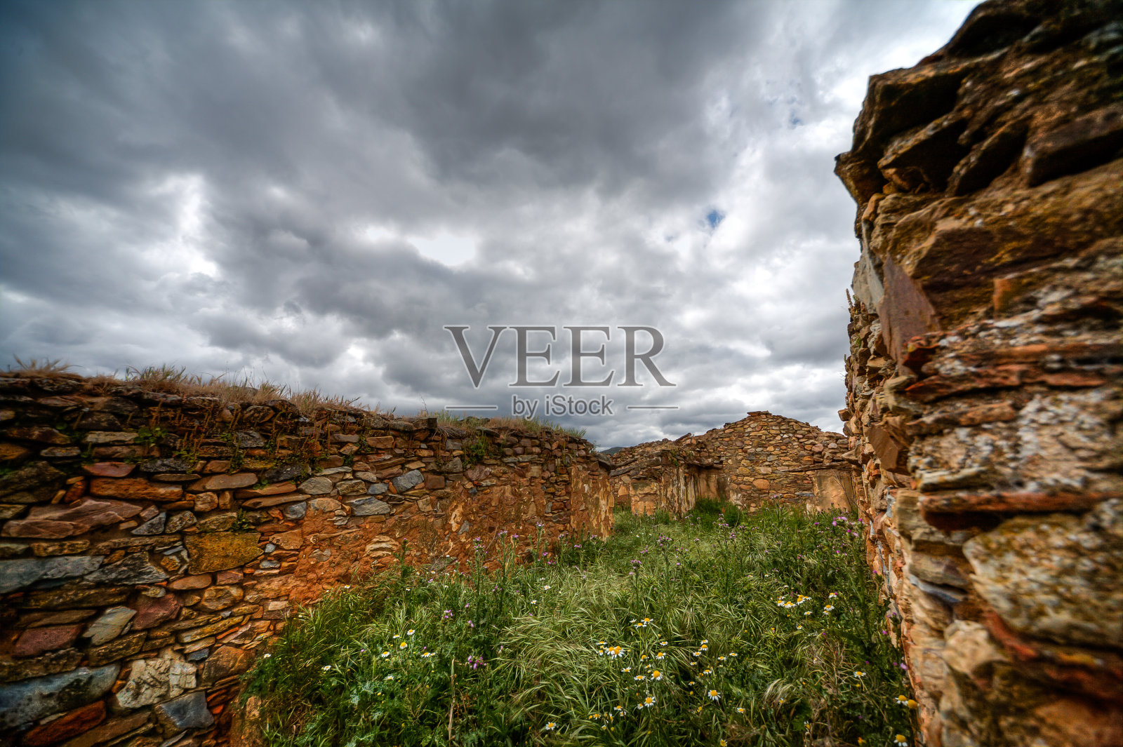 托莱多的风景，卡斯提拉·曼查，西班牙。照片摄影图片