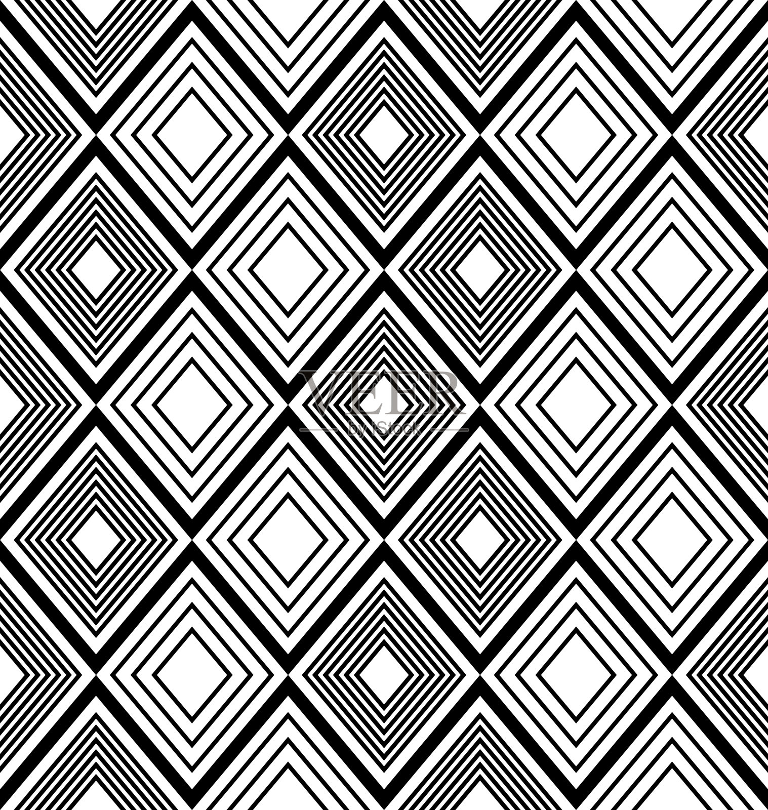 矢量几何抽象无缝图案背景插画图片素材