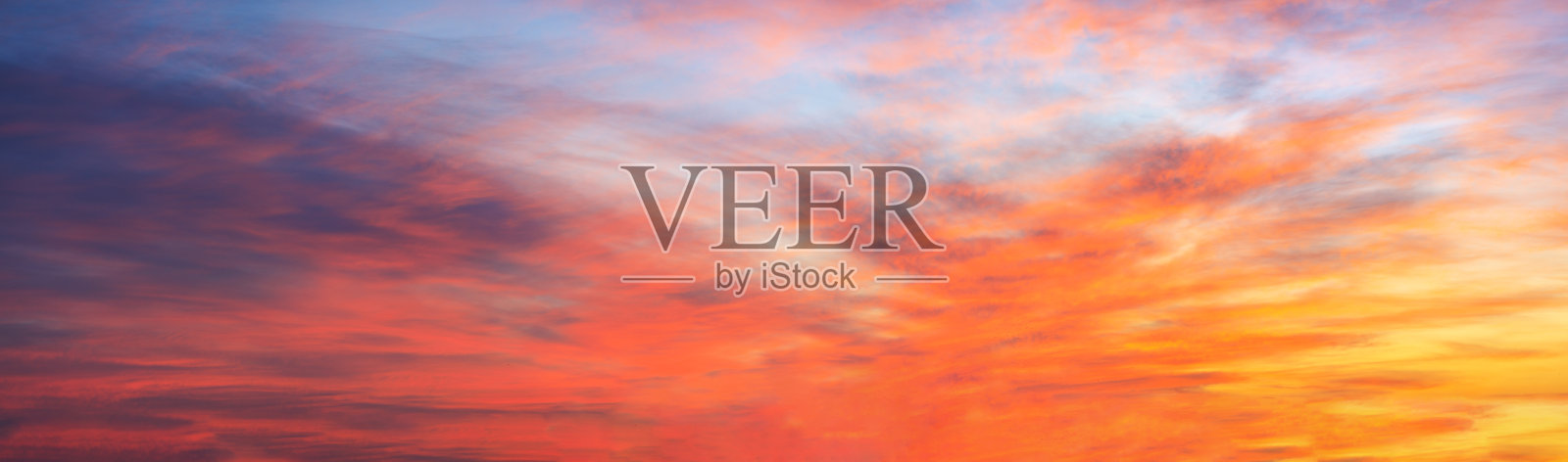 日落或日出天空彩色背景全景照片摄影图片