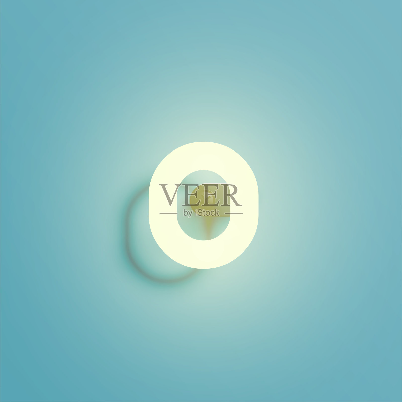 现实霓虹灯字符从字体，矢量插图插画图片素材