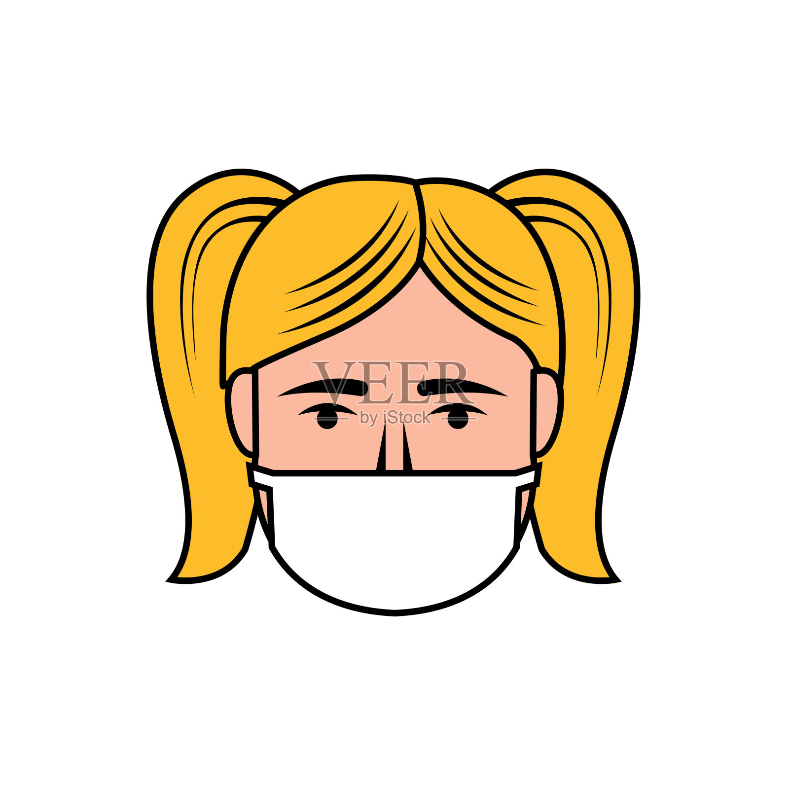 面罩图标插画图片素材