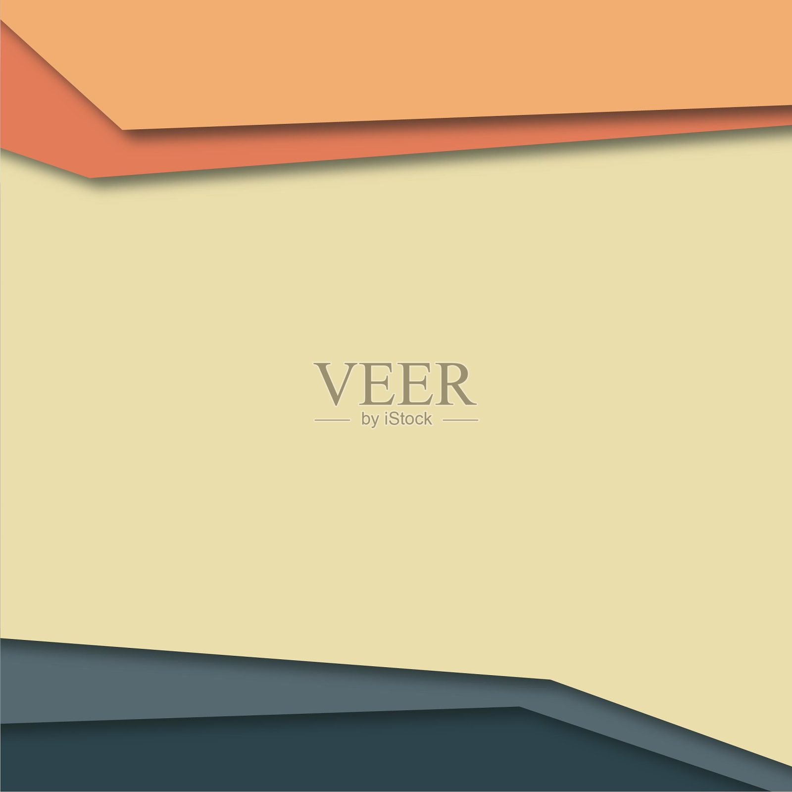 矢量为书的封面，横幅，传单，海报，小册子，邀请，演示。3D抽象背景和剪纸形状。丰富多彩的雕刻艺术。插画图片素材