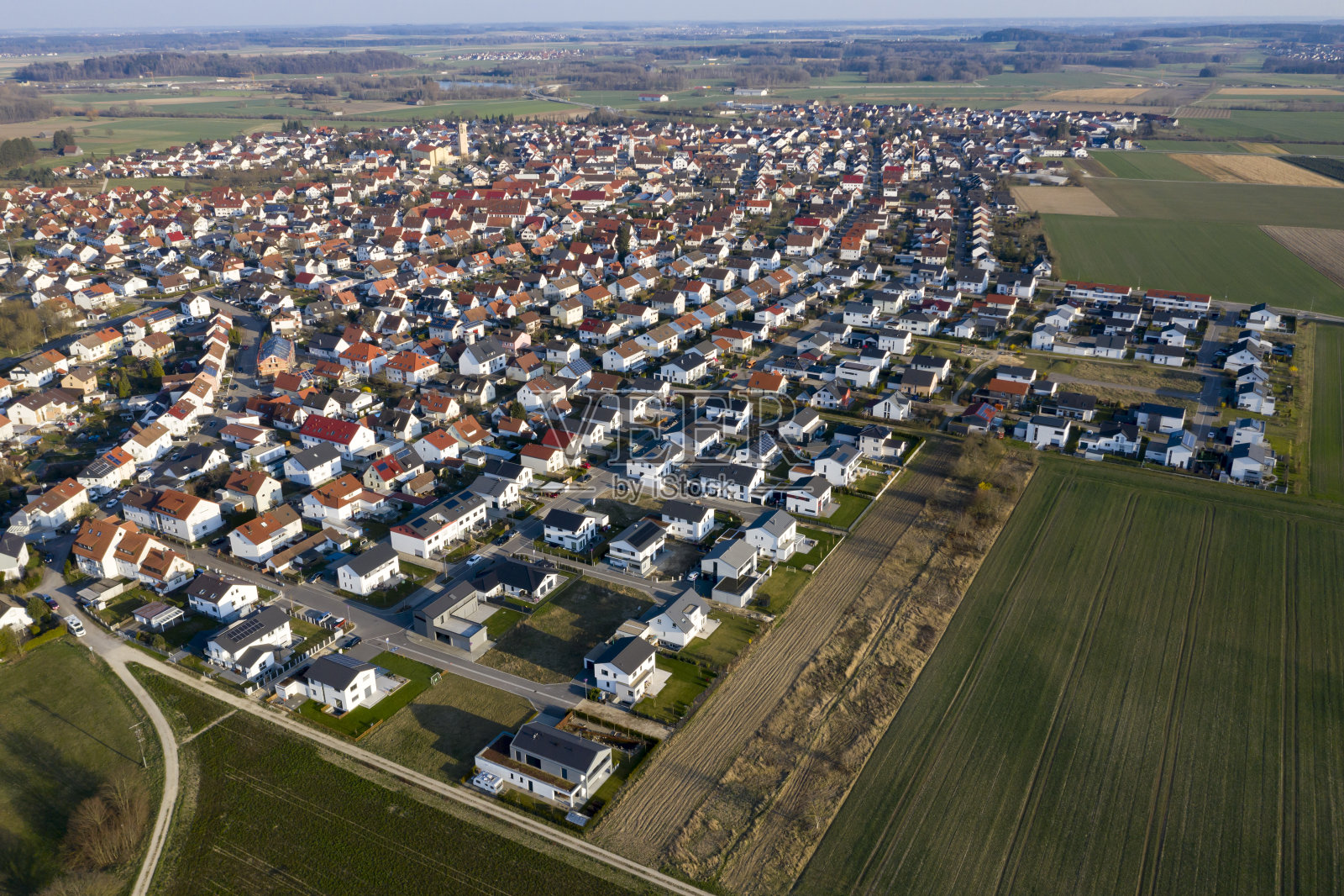房屋发展鸟瞰图照片摄影图片