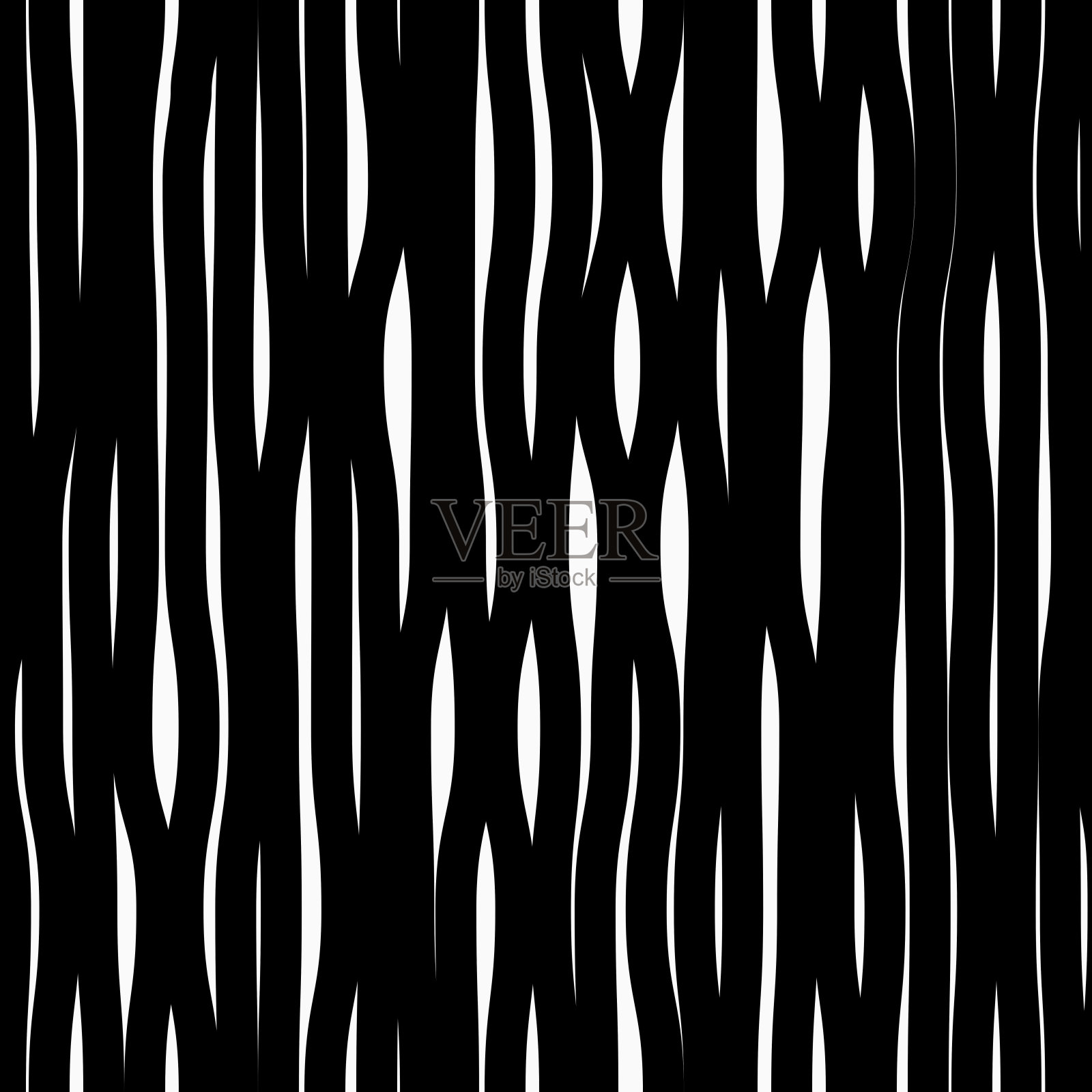 简单的手绘回竖粗线无缝图案，背景，纹理，壁纸，横幅，标签，矢量设计插画图片素材