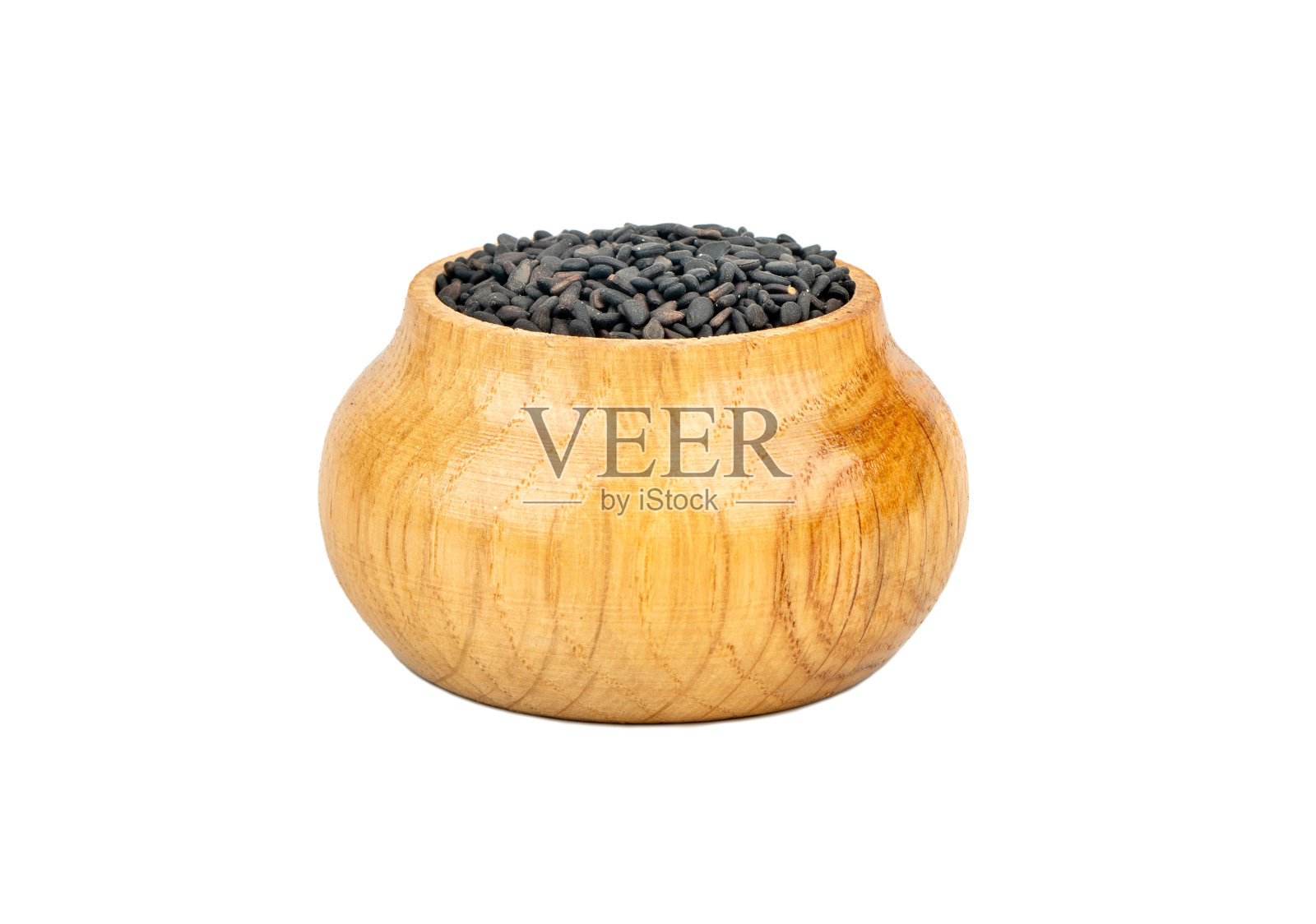 黑芝麻碗照片摄影图片