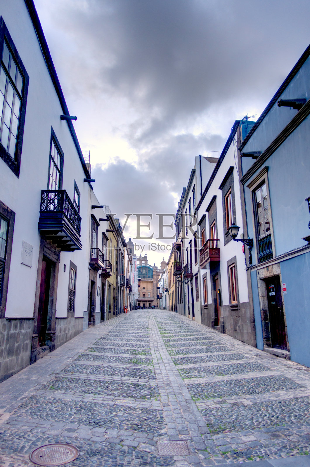 拉斯帕尔马斯德格兰卡纳利亚，历史中心照片摄影图片