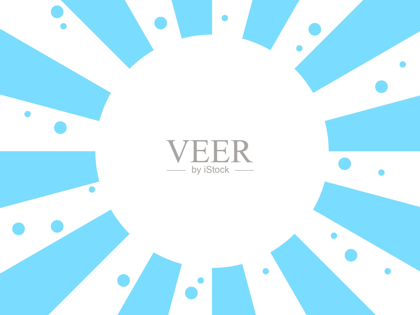 浅蓝色径向背景插画图片素材