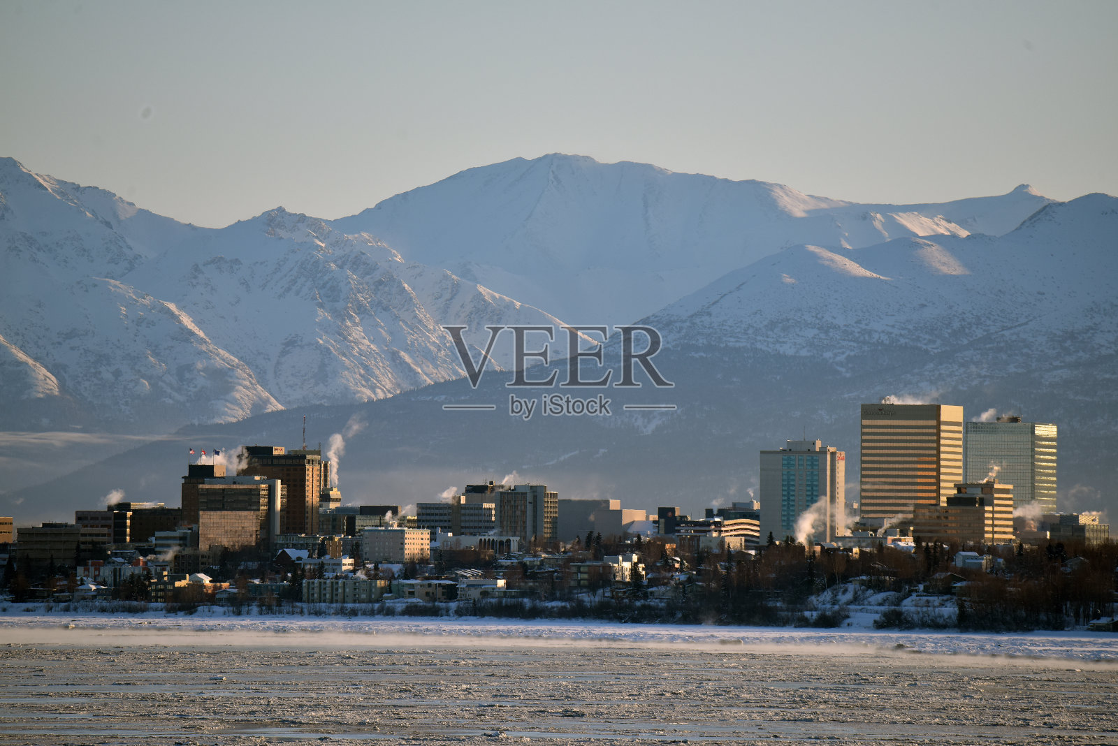 安克雷奇,阿拉斯加照片摄影图片