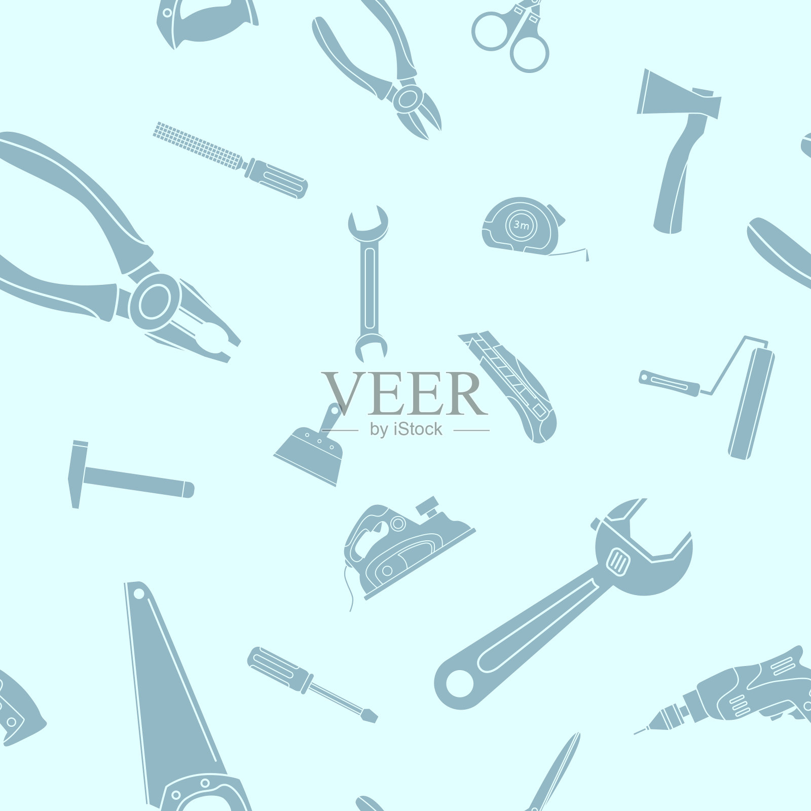 工作工具背景09插画图片素材