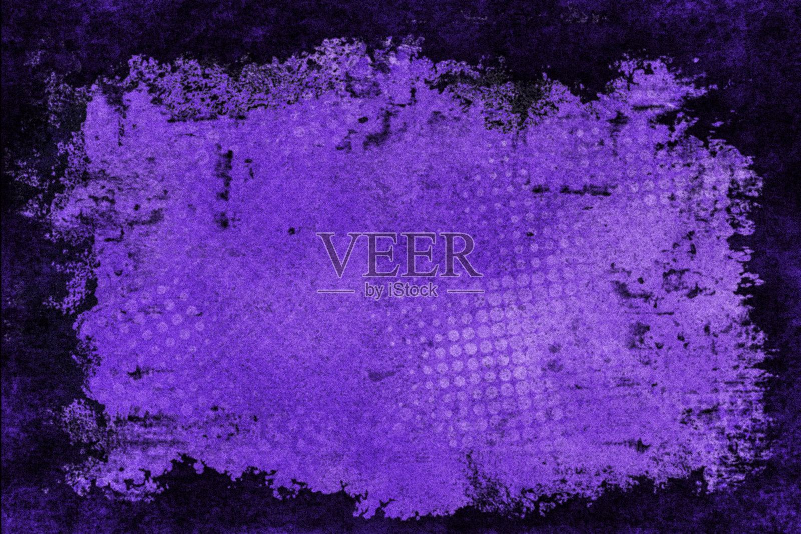 颓废垃圾背景-纹理效果-薰衣草与复制空间插画图片素材