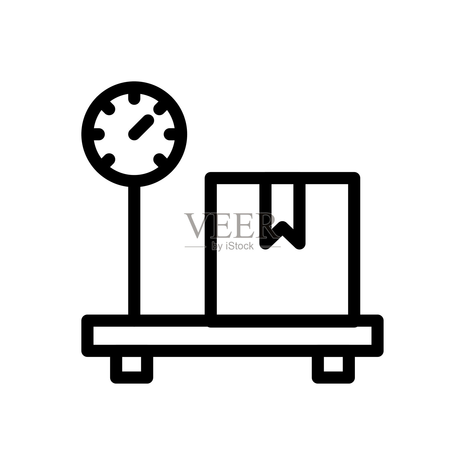 重量插画图片素材