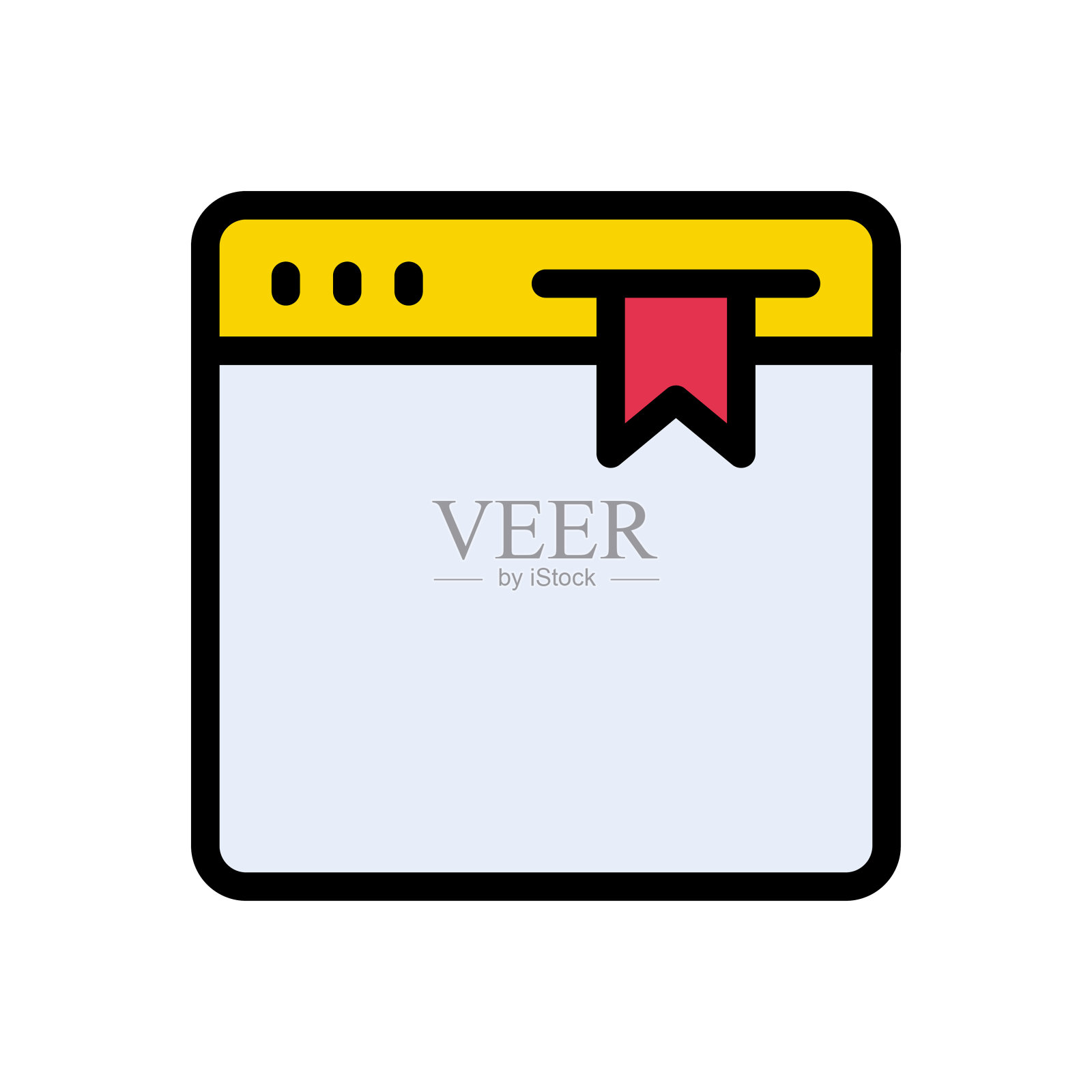 书签插画图片素材