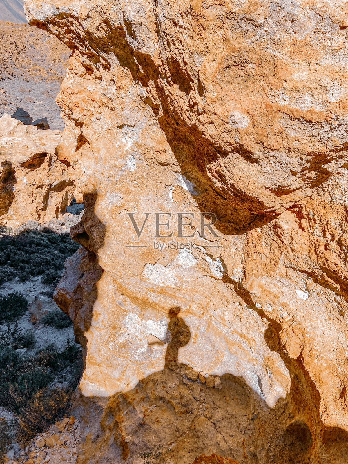 特内里费岛泰德火山附近的巨大火山岩照片摄影图片