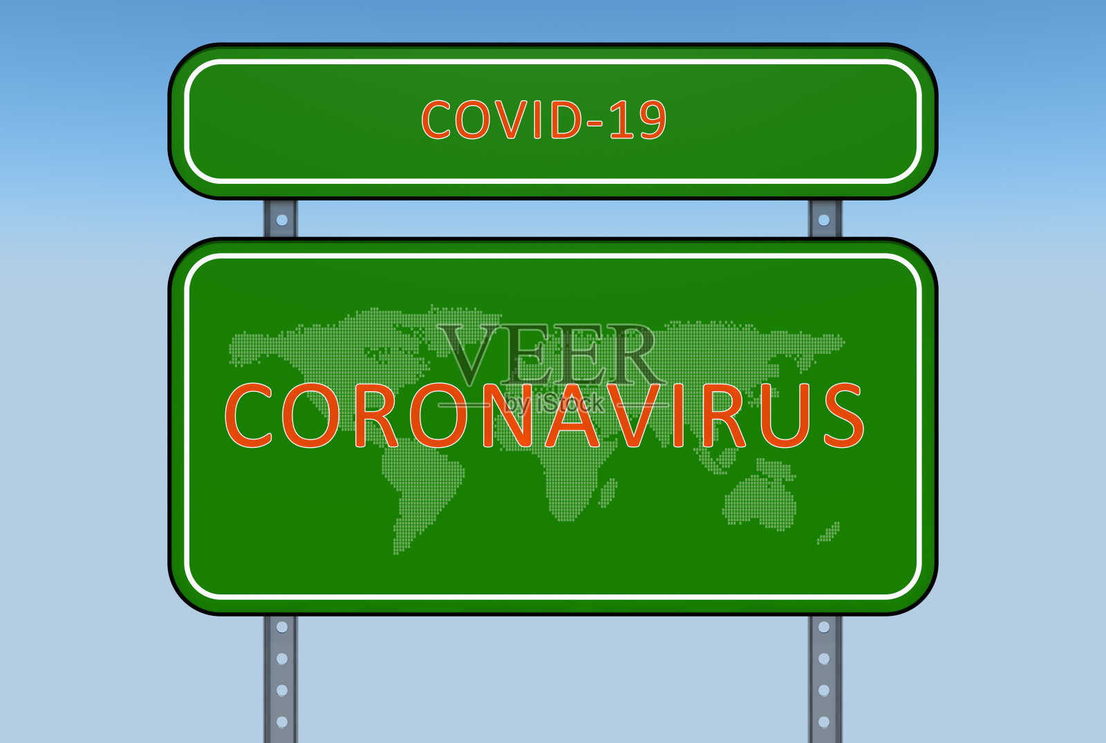 冠状病毒COVID-19感染的概念是大流行，病毒感染。照片摄影图片