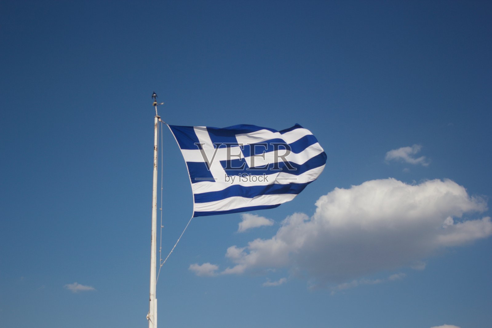 希腊风旗照片摄影图片