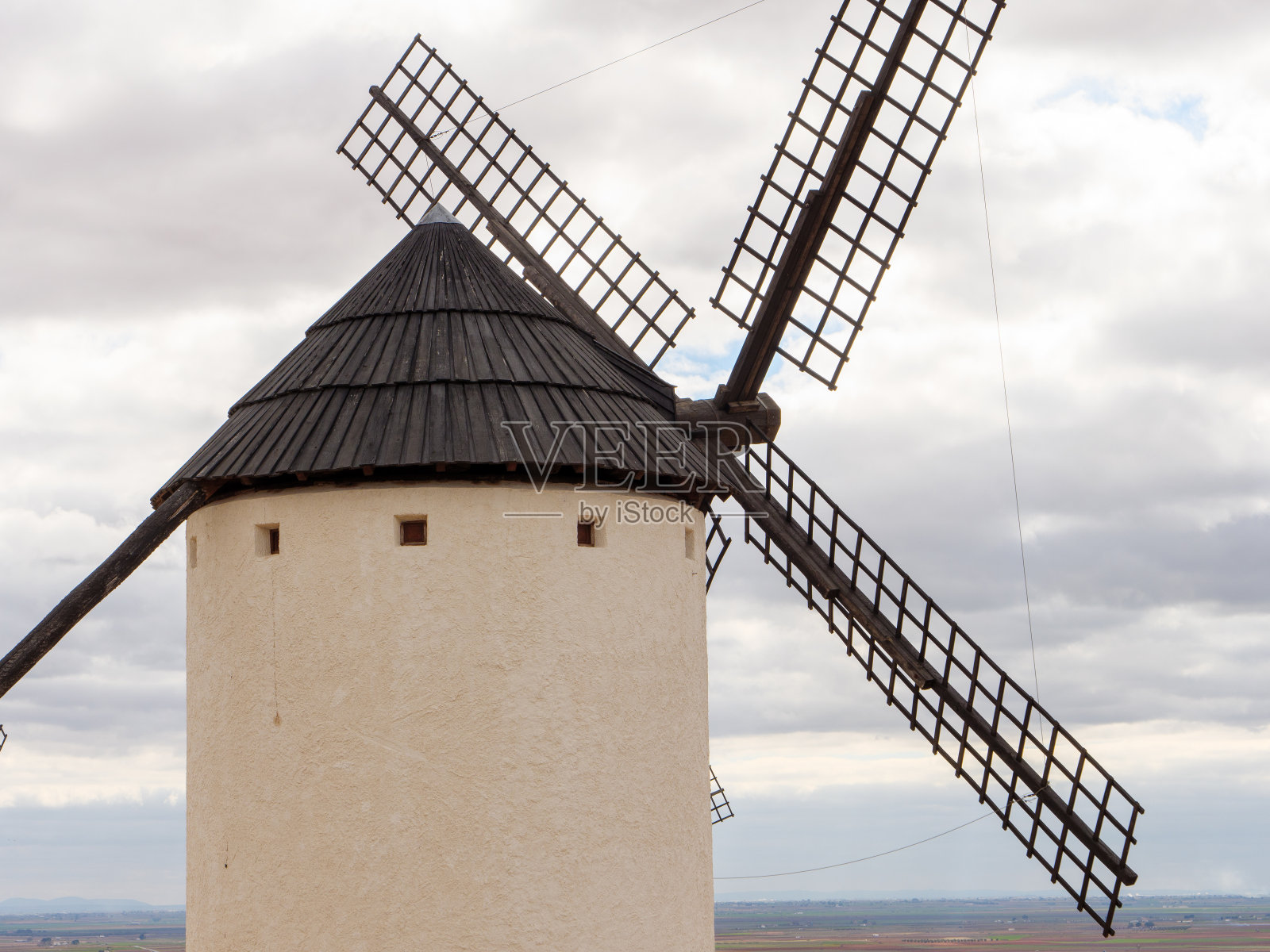 西班牙,风车照片摄影图片