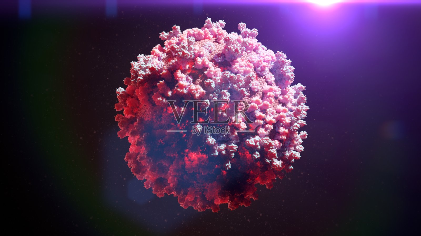 冠状病毒SARS-CoV-2，原名2019-nCoV照片摄影图片