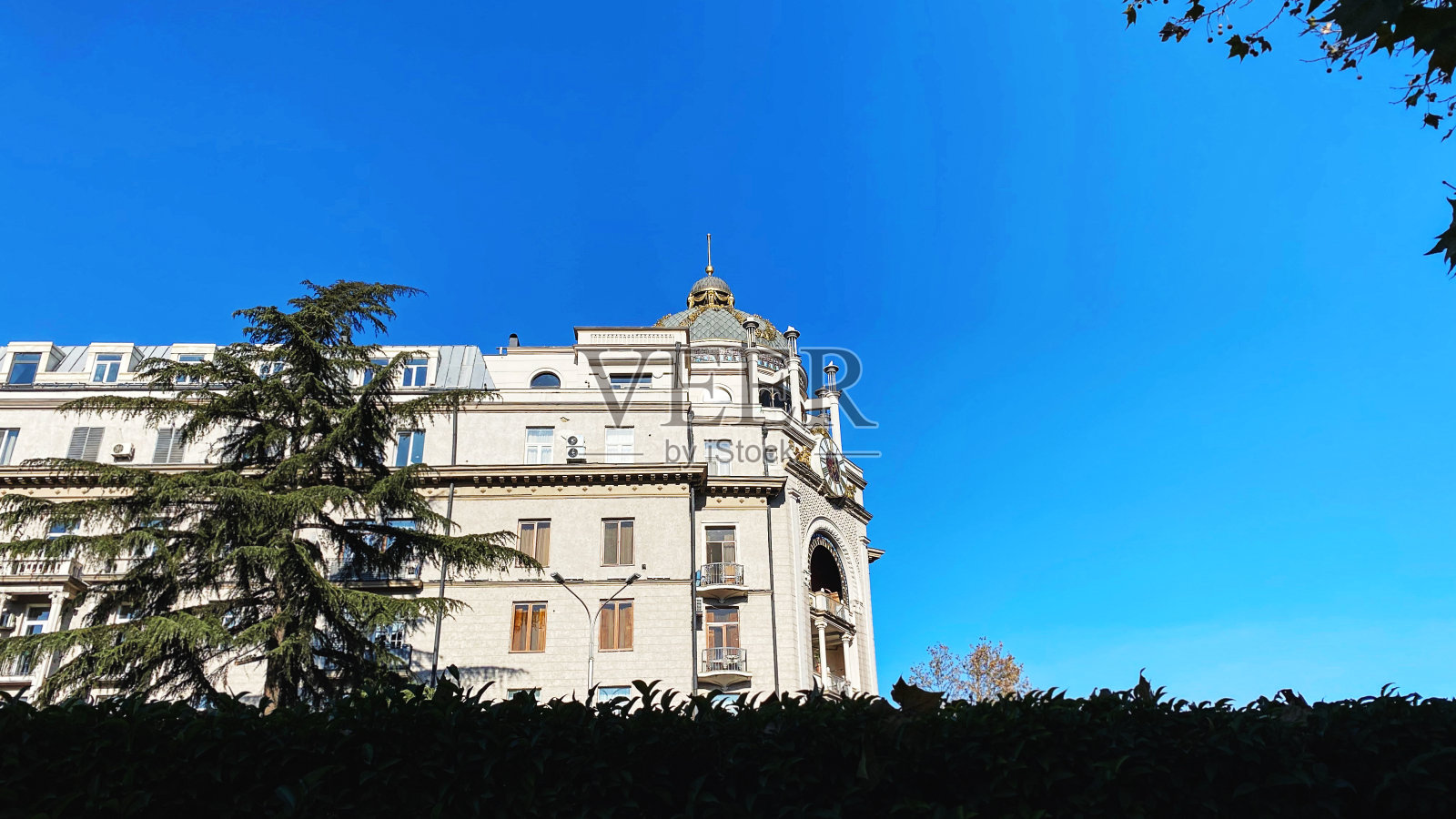 格鲁吉亚第比利斯老城建筑照片摄影图片