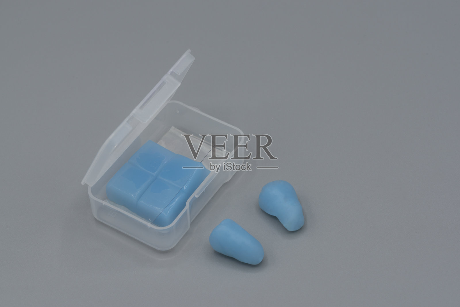 蓝色软木耳用于睡觉照片摄影图片