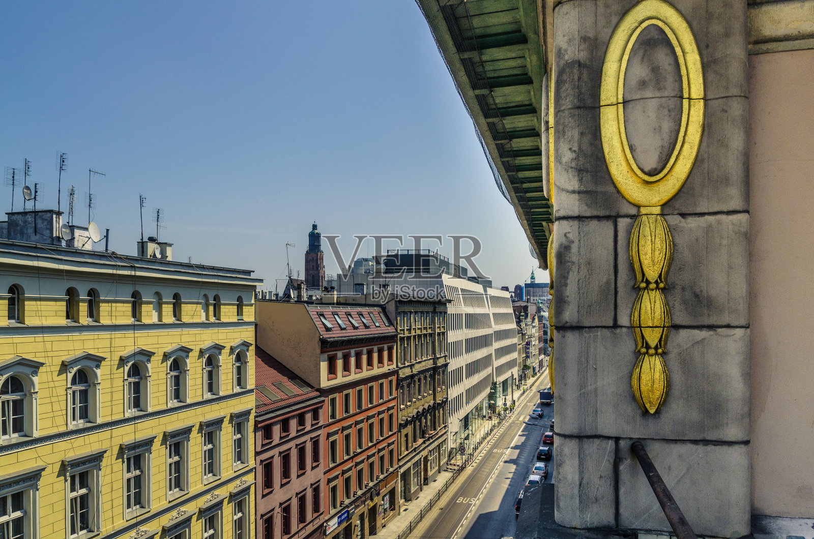 城市景观-波兰弗罗茨瓦夫老城照片摄影图片