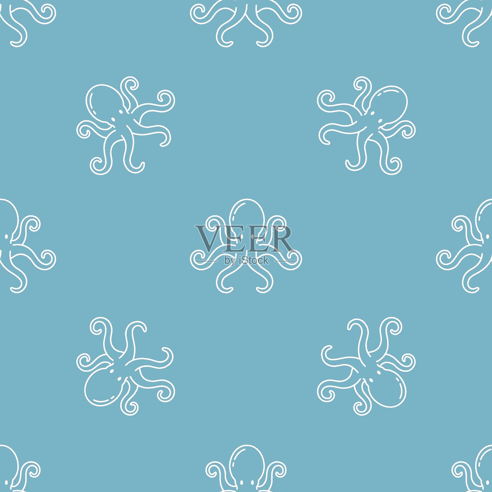 海洋资源研究插画图片素材