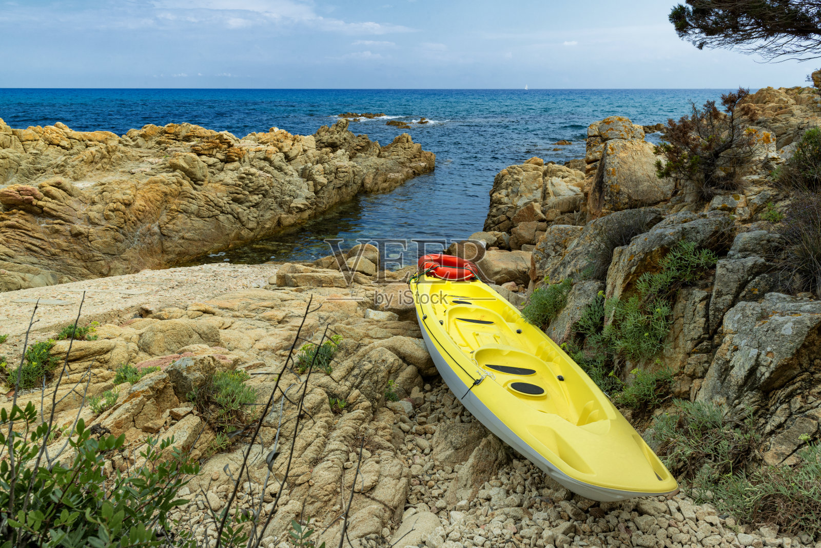 撒丁岛的小船照片摄影图片