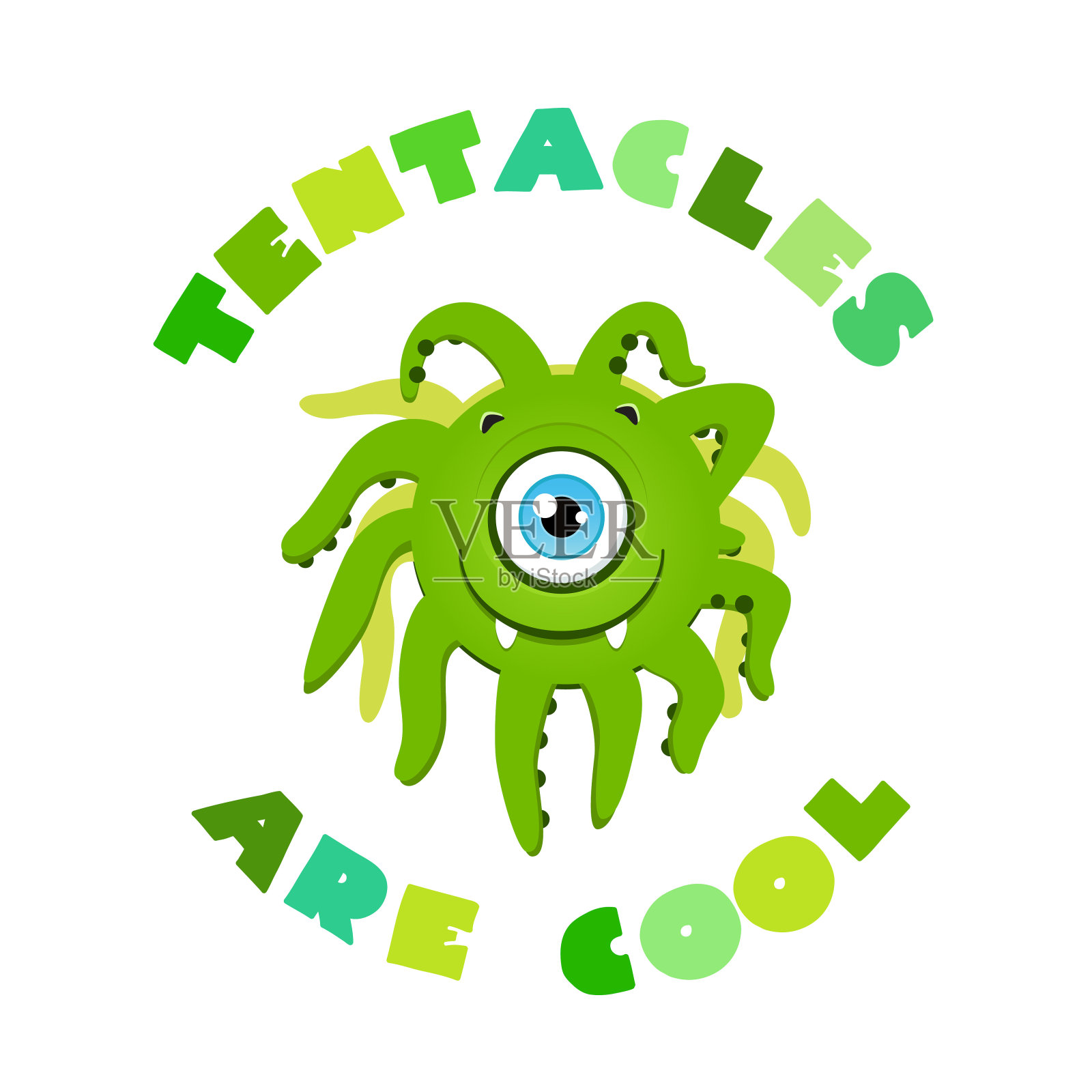 触角很酷设计元素图片