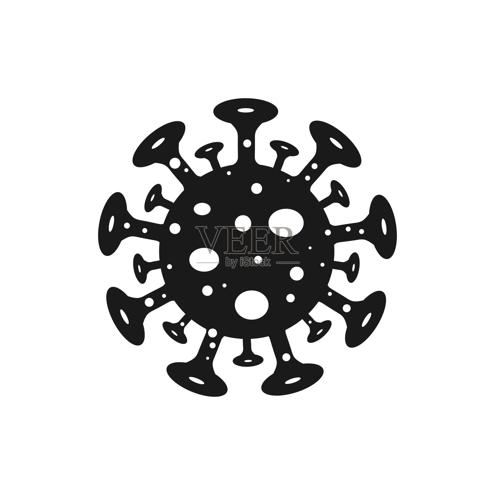 大流行冠状病毒危险载体插图。信息图表，图标，标志，符号，标志插画图片素材