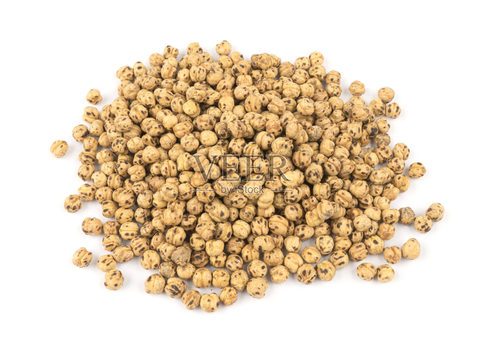 烤黄鹰嘴豆配白面包照片摄影图片