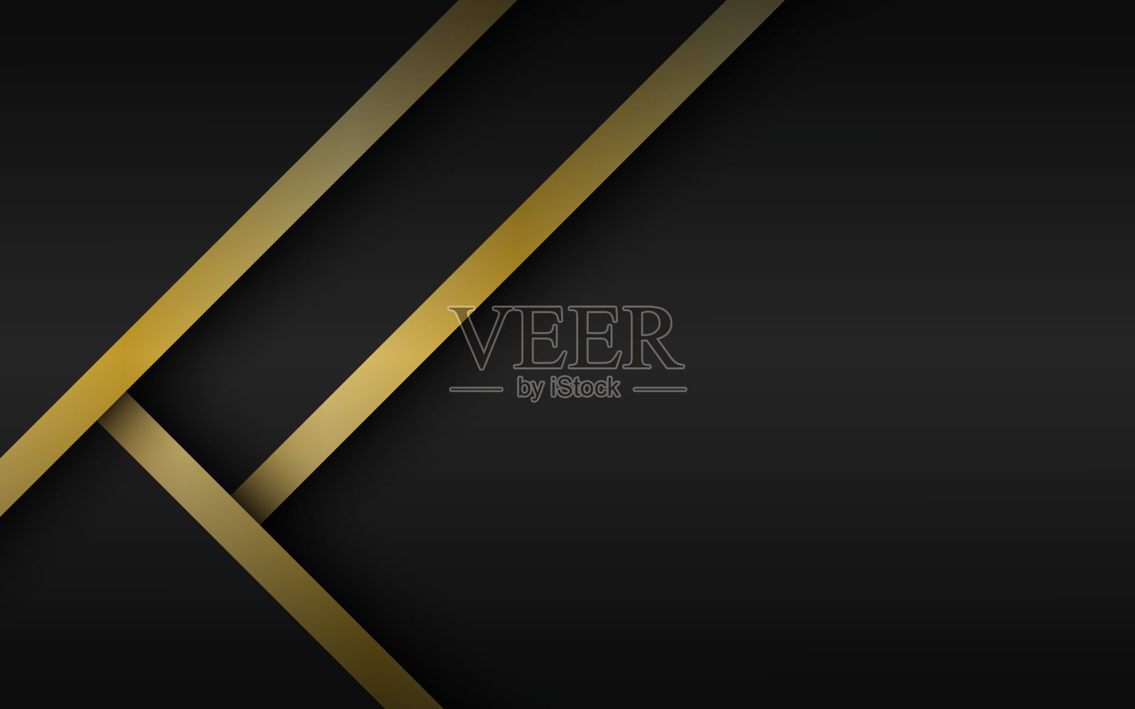 现代抽象背景与黑色和金色层彼此之上，现代的设计模板为您的业务，矢量插图斜条纹和线插画图片素材