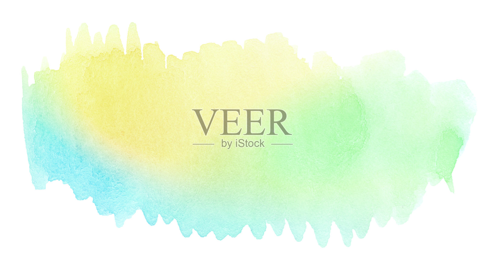 彩色水彩颜料在纸的基础上与自然颜料染色。设计用刷子手绘的孤立框架。抽象的独特背景。照片摄影图片