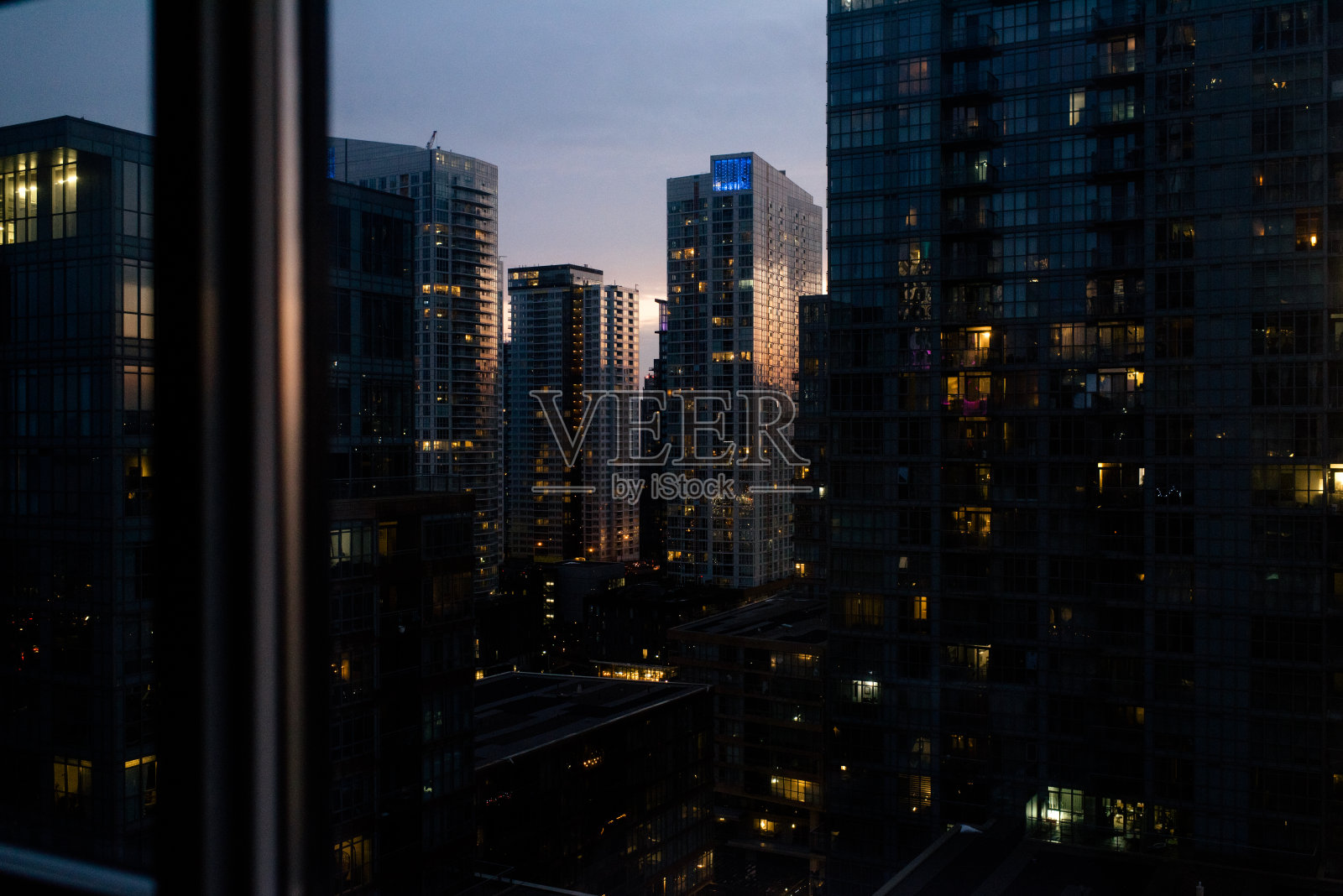 城市的日落照片摄影图片