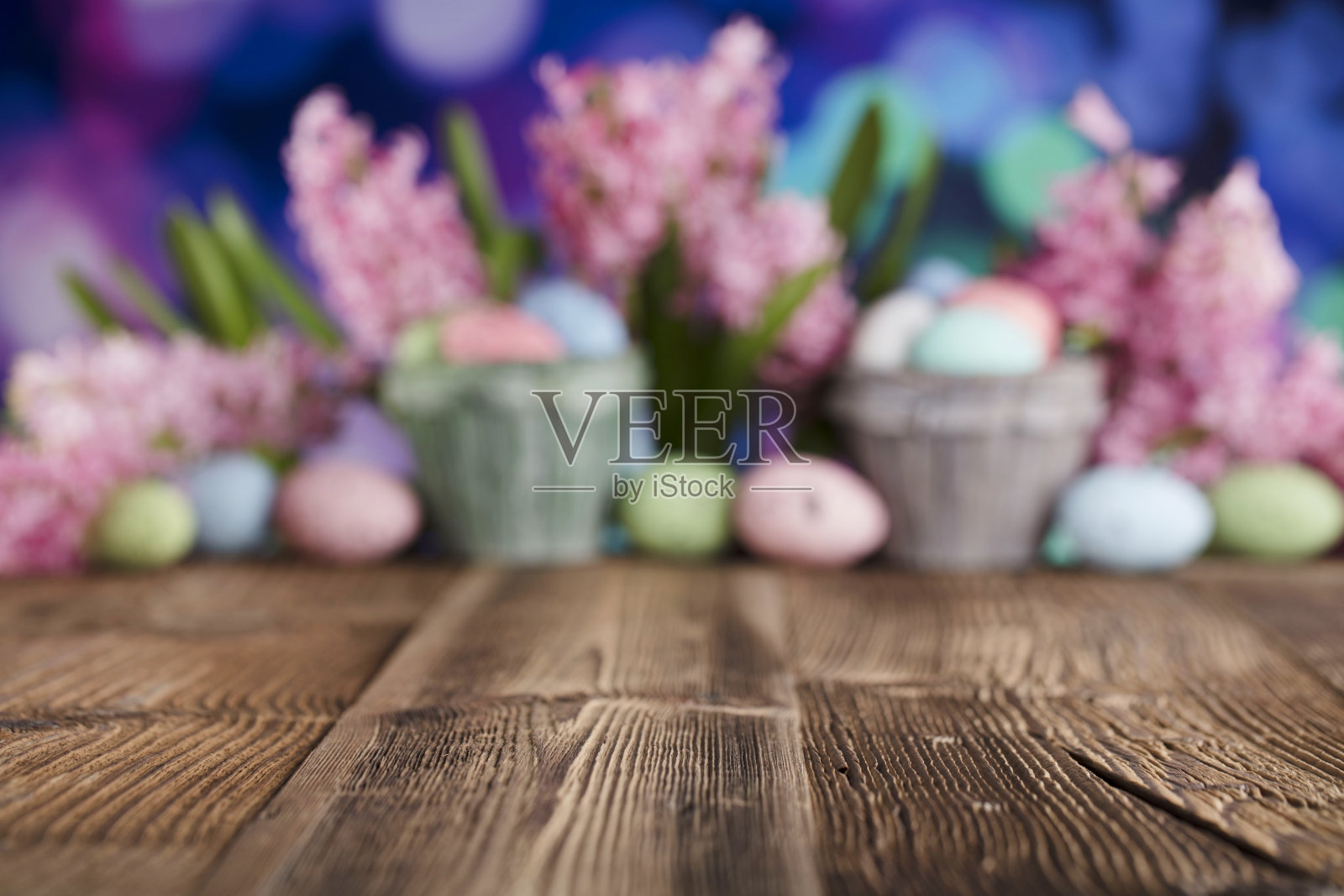 复活节的背景。照片摄影图片