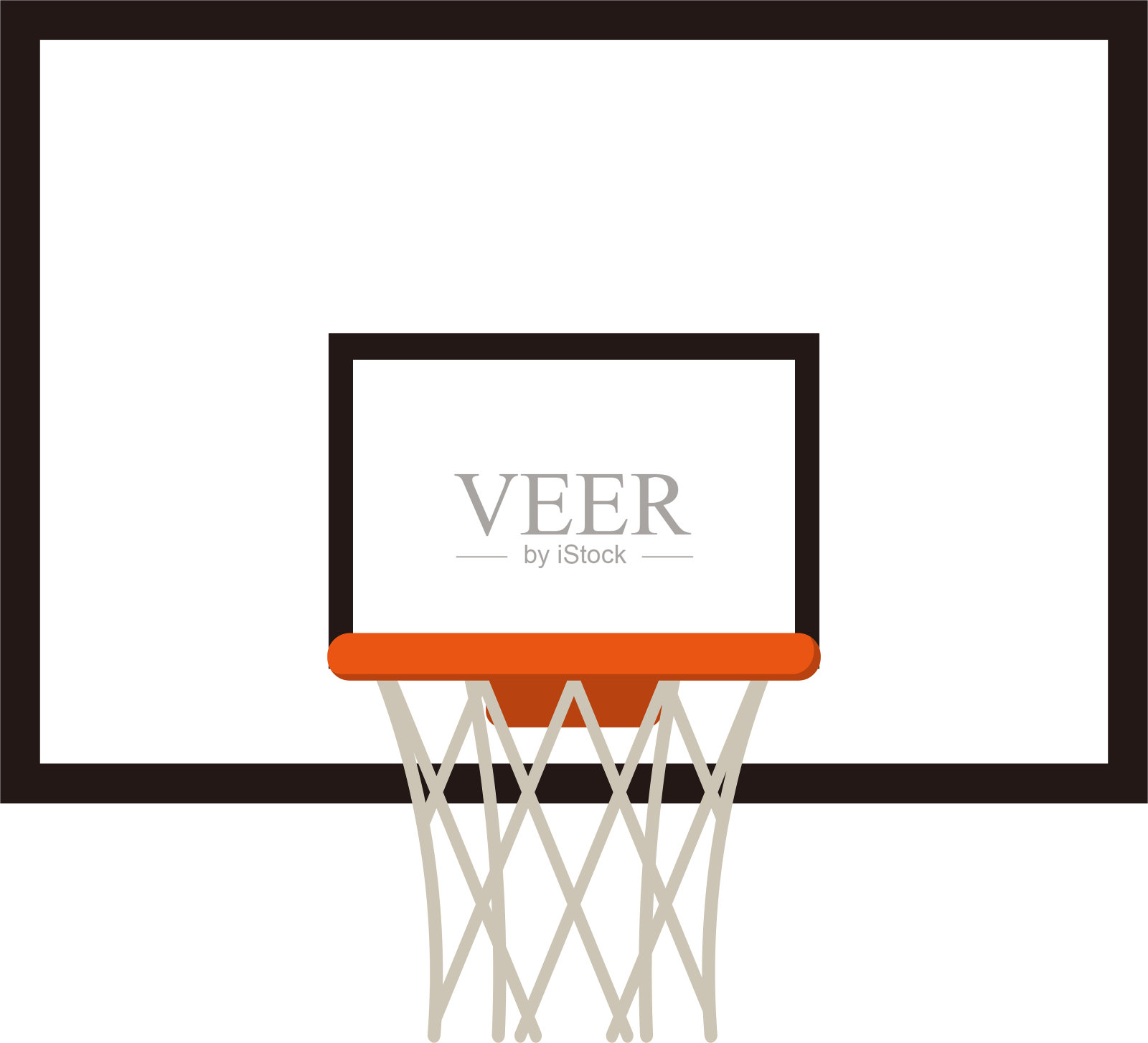 篮子目标孤立矢量图插画图片素材